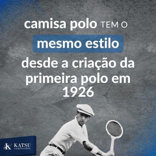 criação da camisa polo