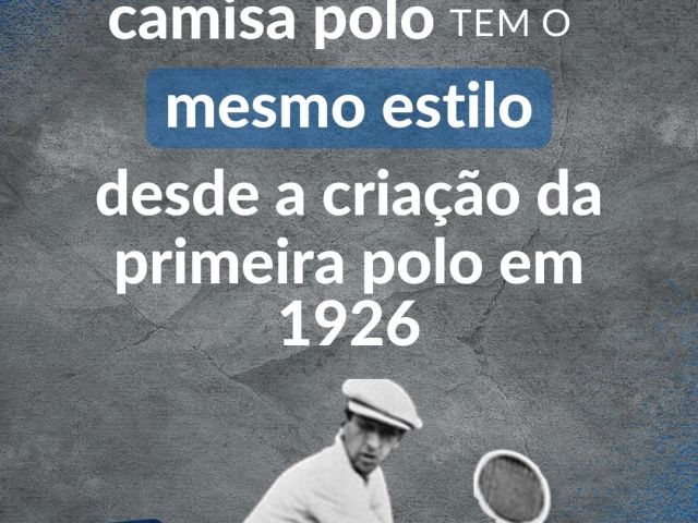 criação da camisa polo